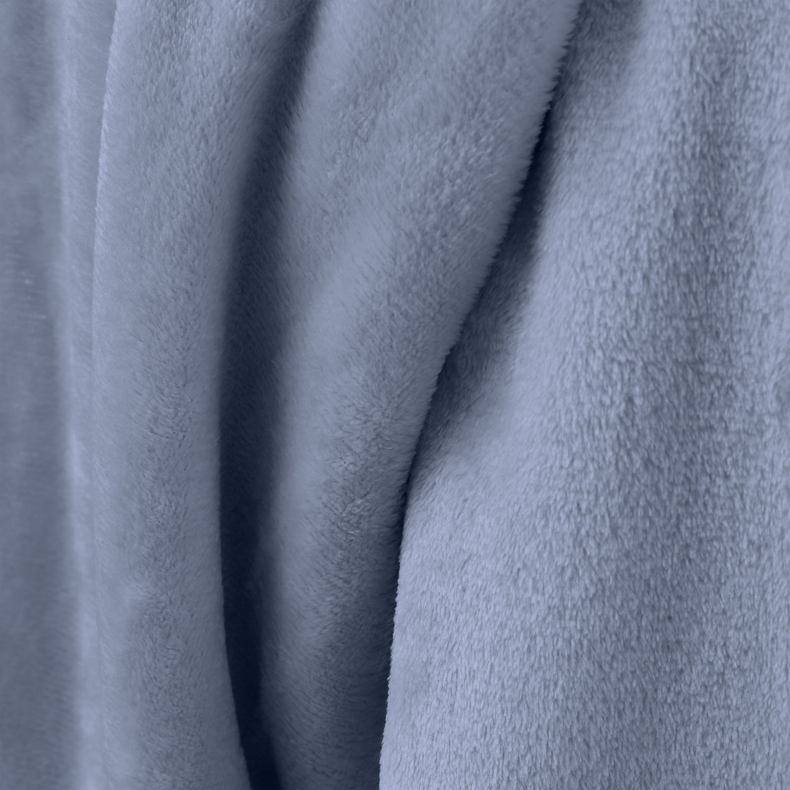 Catherine Lansfield Raschel Velvet Touch 130cm x 170cm Throw Lansfield Blue