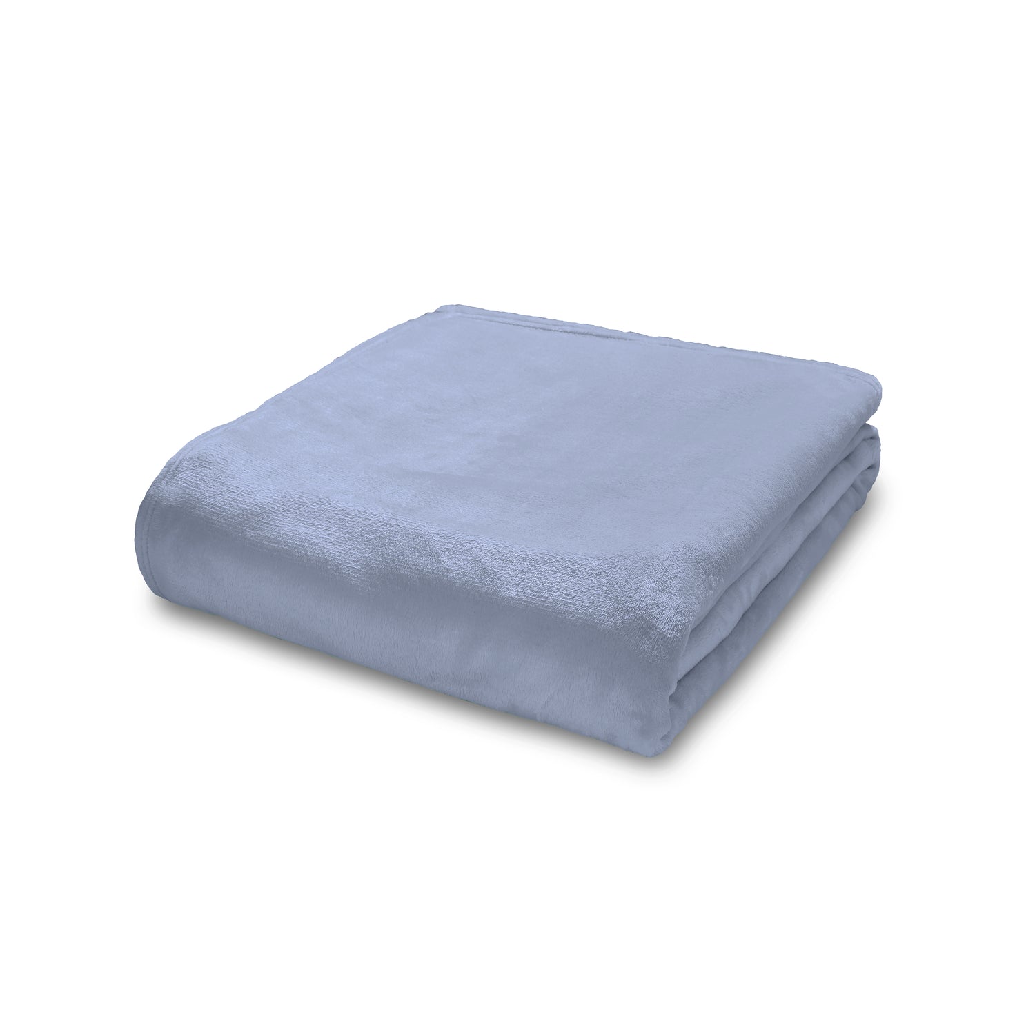 Catherine Lansfield Raschel Velvet Touch 130cm x 170cm Throw Lansfield Blue