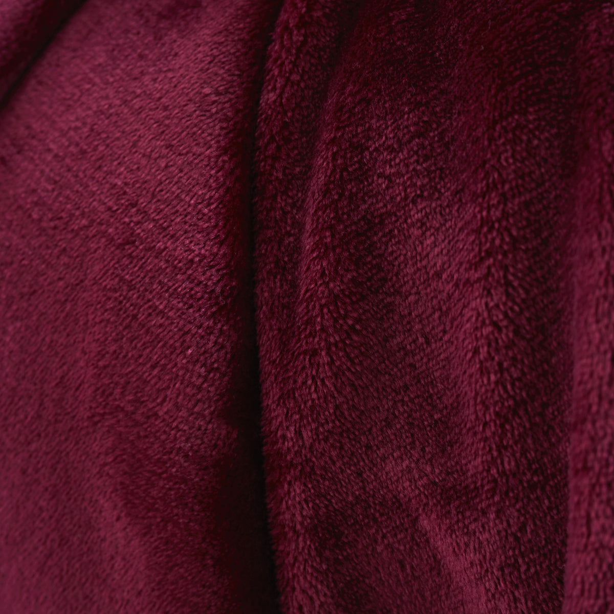Catherine Lansfield Raschel Velvet Touch 130cm x 170cm Throw Red