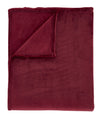 Catherine Lansfield Raschel Velvet Touch 200cm x 240cm Throw Red