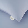 Bianca 400 Thread Count Cotton Sateen Pair of Housewife Pillowcases Blue