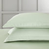 Bianca 400 Thread Count Cotton Sateen Pair of Oxford Pillowcases Green