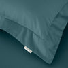 Bianca 400 Thread Count Cotton Sateen Pair of Oxford Pillowcases Teal
