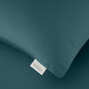 Bianca 400 Thread Count Cotton Sateen Pair of Housewife Pillowcases Teal