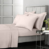 Bianca 400 Thread Count Cotton Sateen Bed Linen Flat Sheet Blush