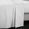 Bianca 400 Thread Count Cotton Sateen Bed Linen Flat Sheet Dove Grey