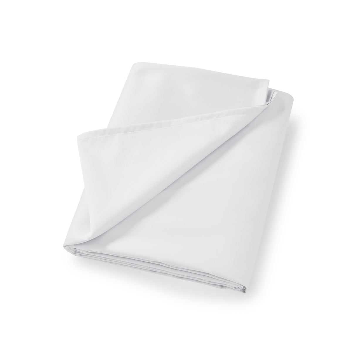 Bianca 400 Thread Count Cotton Sateen Bed Linen Flat Sheet Dove Grey