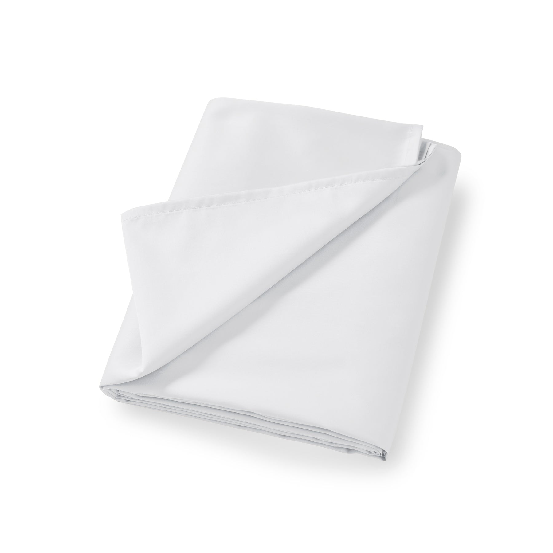 Bianca 400 Thread Count Cotton Sateen Bed Linen Flat Sheet Dove Grey