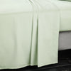 Bianca 400 Thread Count Cotton Sateen Bed Linen Flat Sheet Green
