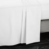 Bianca 400 Thread Count Cotton Sateen Bed Linen Flat Sheet White