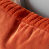Catherine Lansfield Velvet Faux Fur Filled Cushion 55cm x 55cm Burnt Orange
