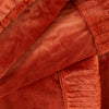 Catherine Lansfield Velvet and Faux Fur 150cmx200cm Throw Burnt Orange