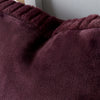 Catherine Lansfield Velvet Faux Fur Filled Cushion 55cm x 55cm Plum