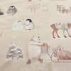 Catherine Lansfield Winter Friends Duvet Cover Bedding Set Natural