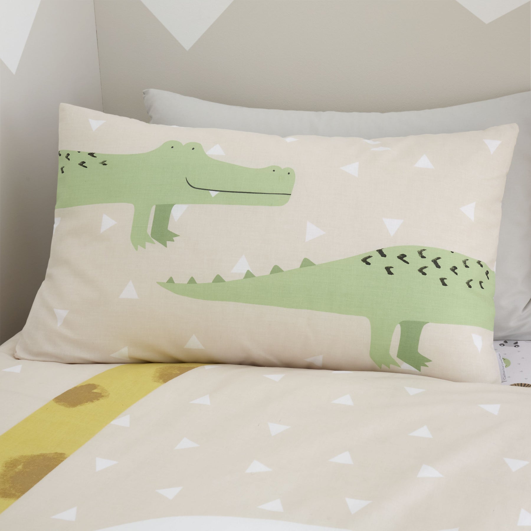 Catherine Lansfield Roarsome Animals Childrens Bedding Natural