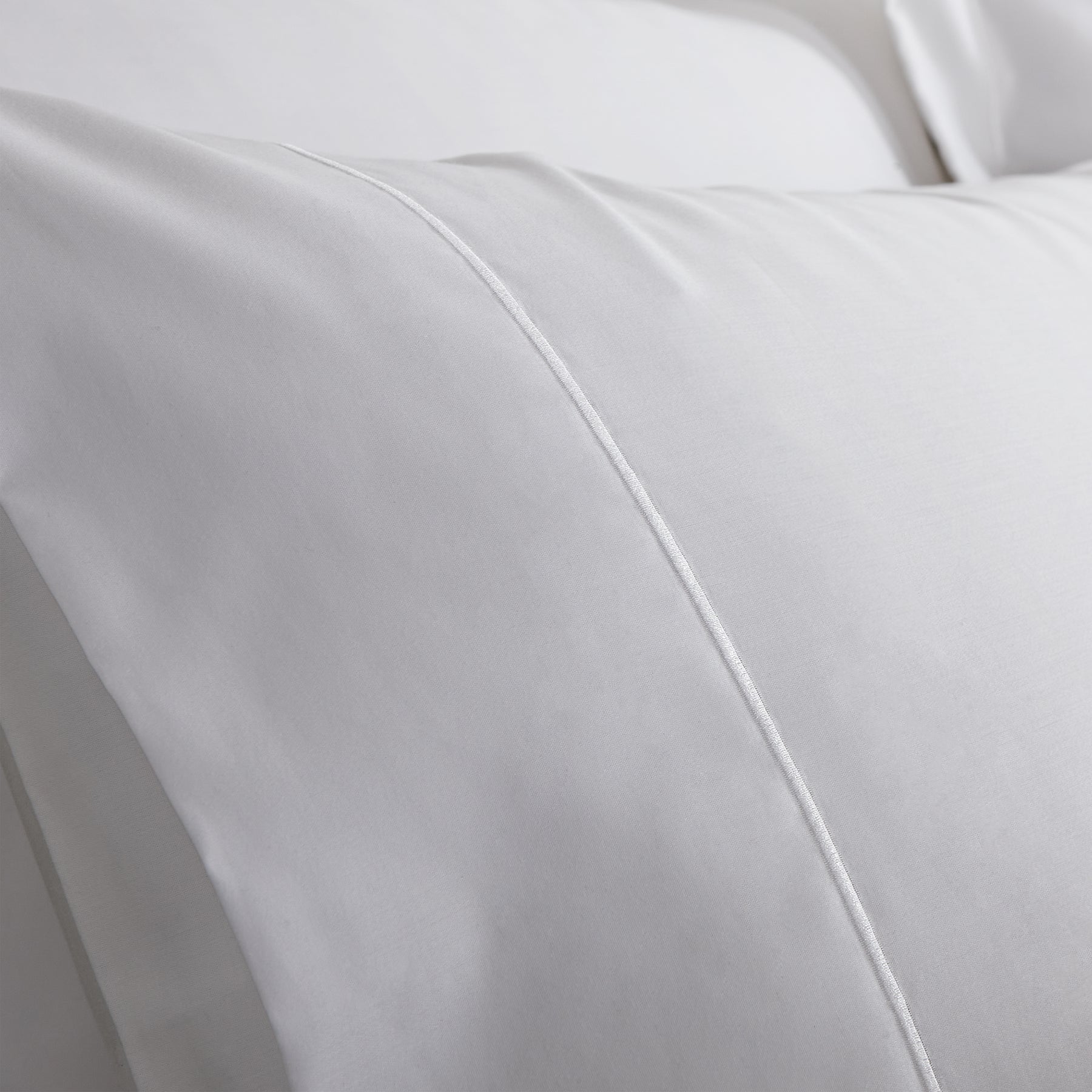 Bianca Luxury 800TC Cotton Sateen Duvet Cover Bedding Set White