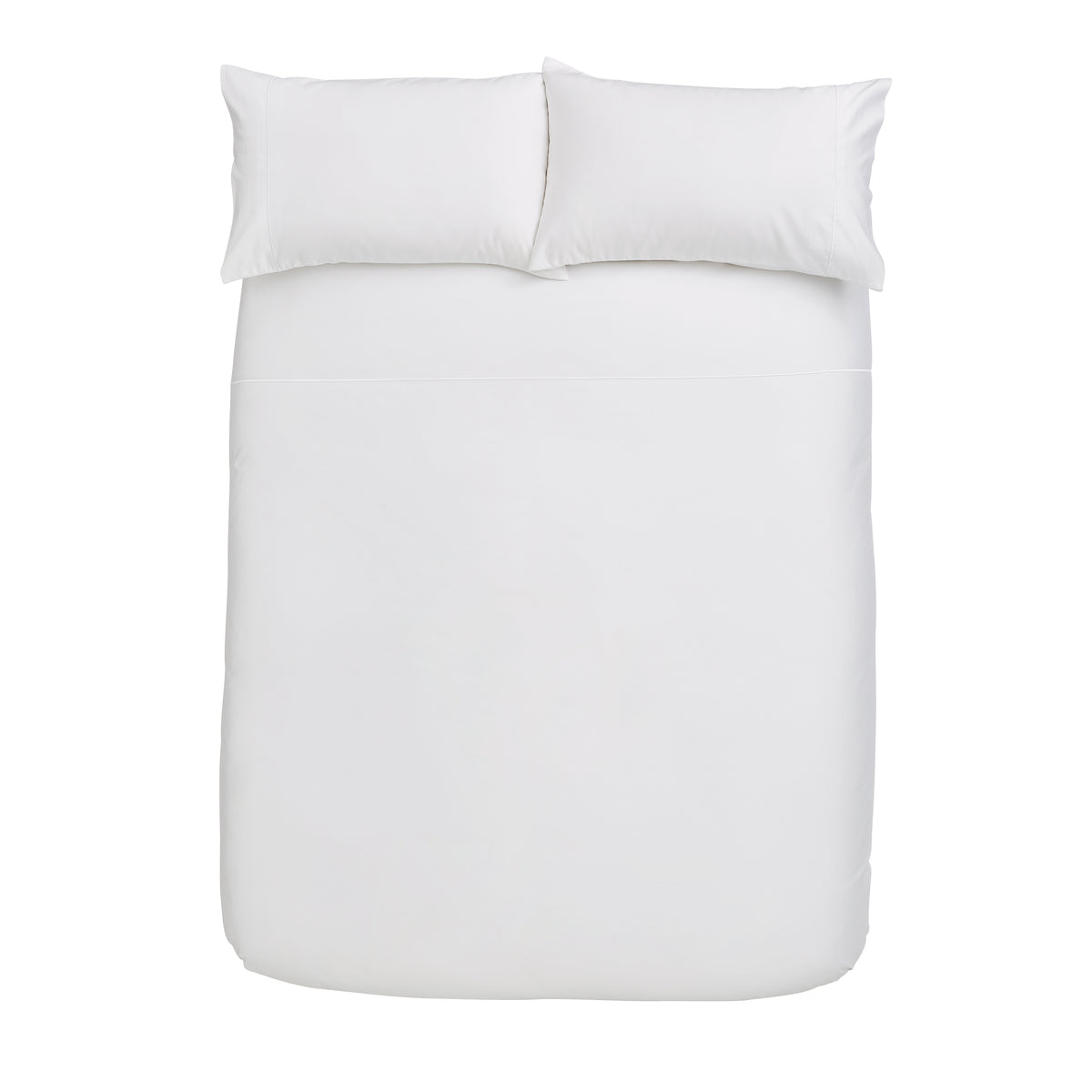 Bianca Luxury 800TC Cotton Sateen Duvet Cover Bedding Set White