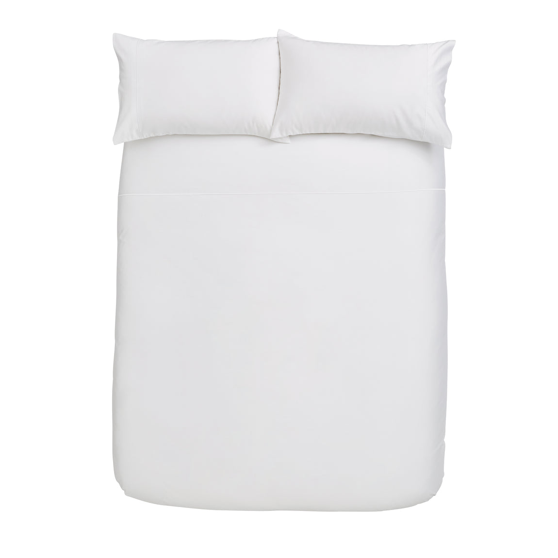 Bianca Luxury 800TC Cotton Sateen Duvet Cover Bedding Set White