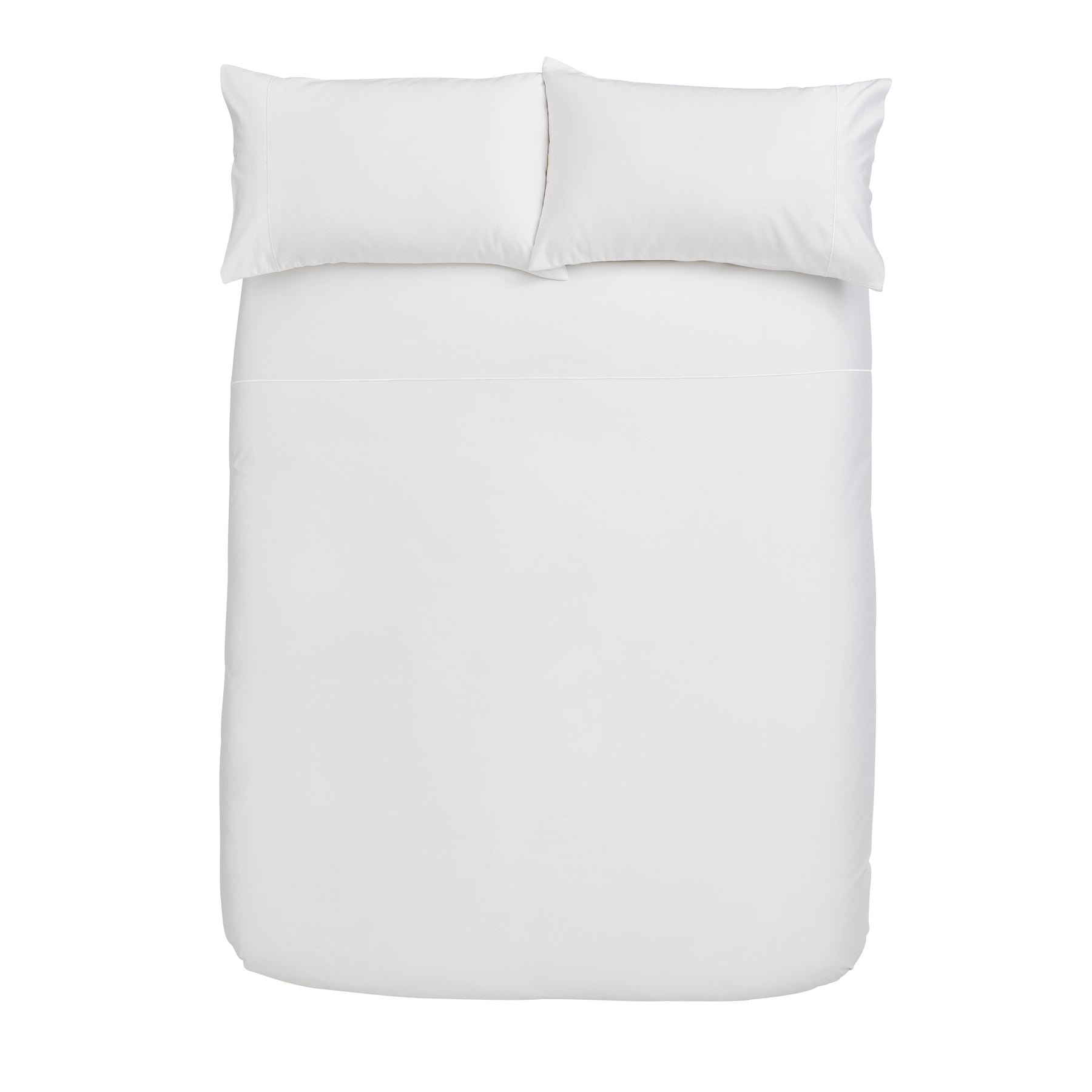 Bianca Luxury 800TC Cotton Sateen Duvet Cover Bedding Set White