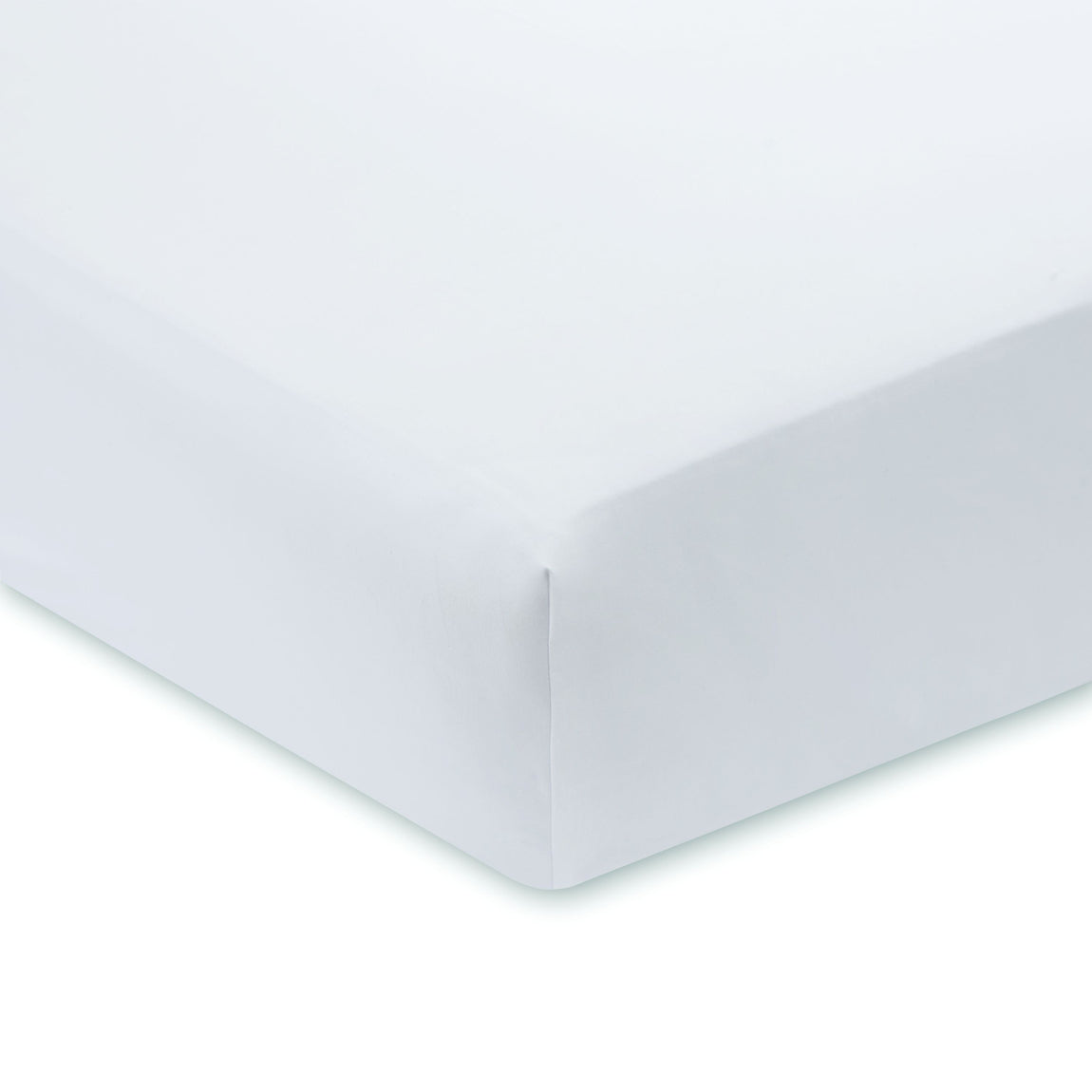 Bianca Luxury 800TC Cotton Sateen Bed Linen Fitted Sheet White