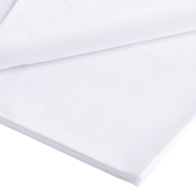 Bianca Luxury 800TC Cotton Sateen Bed Linen Flat Sheet White