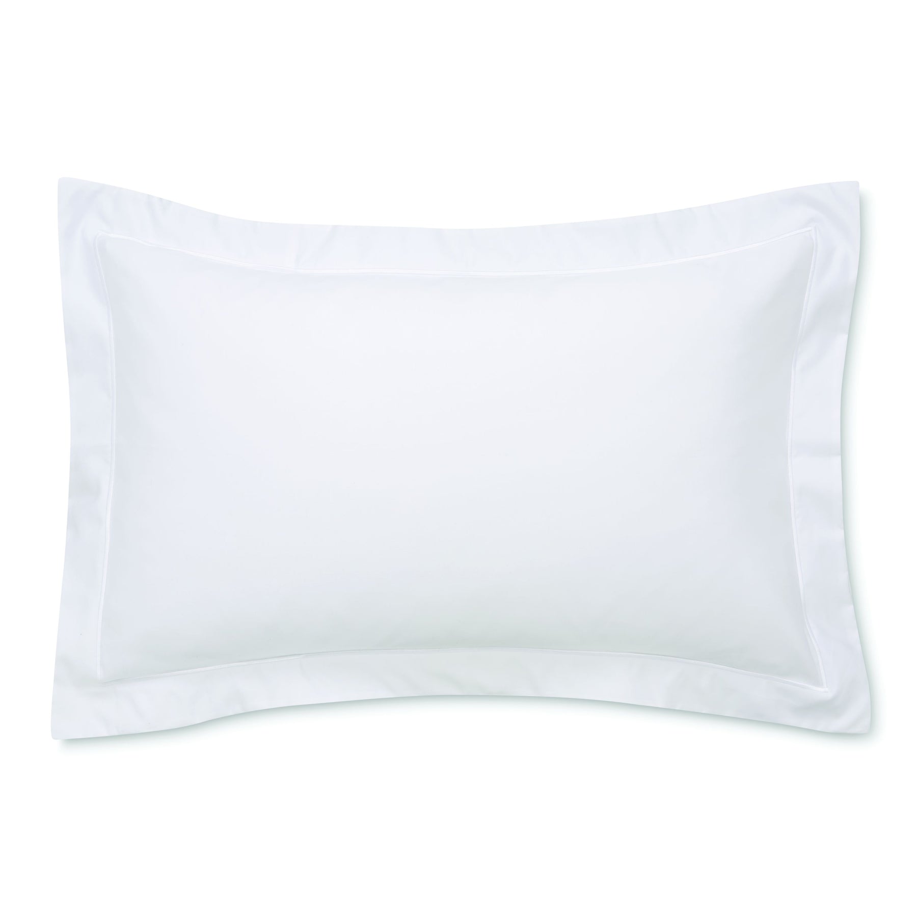 Bianca Luxury 800TC Cotton Sateen Single Oxford Pillowcase White