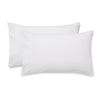 Bianca Luxury 800TC Cotton Sateen Pair of Housewife Pillowcases White