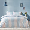 Sassy B Stripe Tease Duvet Cover Bedding Set Blue
