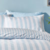 Sassy B Stripe Tease Duvet Cover Bedding Set Blue