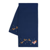 Catherine Lansfield Dining Santas Christmas Wonderland Cotton 33cm x 220cm Runner Navy