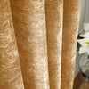 Hyperion Selene Jacquard Ready Made Eyelet Curtains Amber Gold