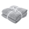 Catherine Lansfield Anti Bacterial Two Bath Sheet Towels Silver