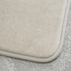 Catherine Lansfield Anti Bacterial Memory Foam Bath Mat and Pedestal Mat Natural