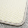 Catherine Lansfield Anti Bacterial Memory Foam Bath Mat and Pedestal Mat Natural