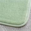 Catherine Lansfield Anti Bacterial Memory Foam Bath Mat and Pedestal Mat Sage