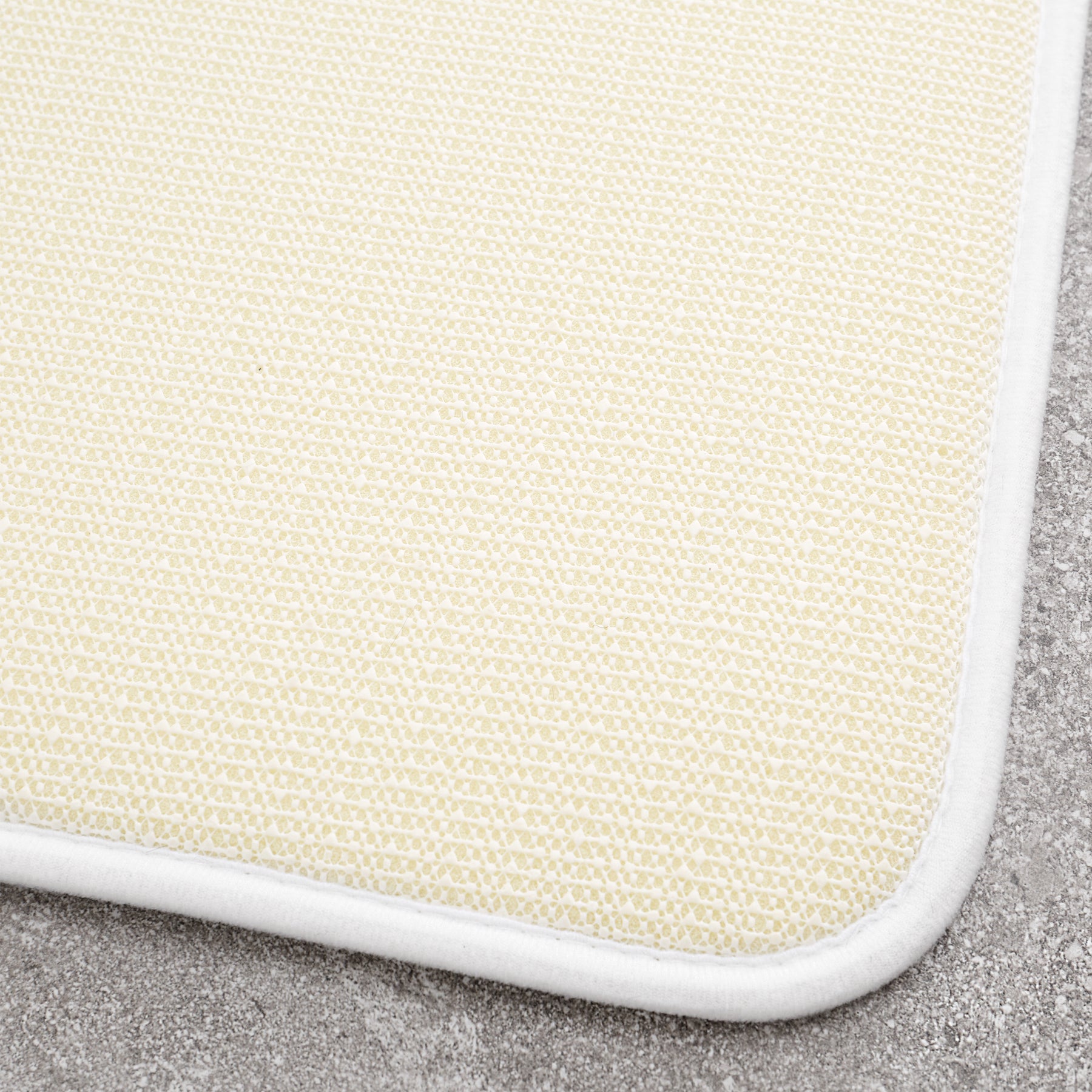 Catherine Lansfield Anti Bacterial Memory Foam Bath Mat and Pedestal Mat White