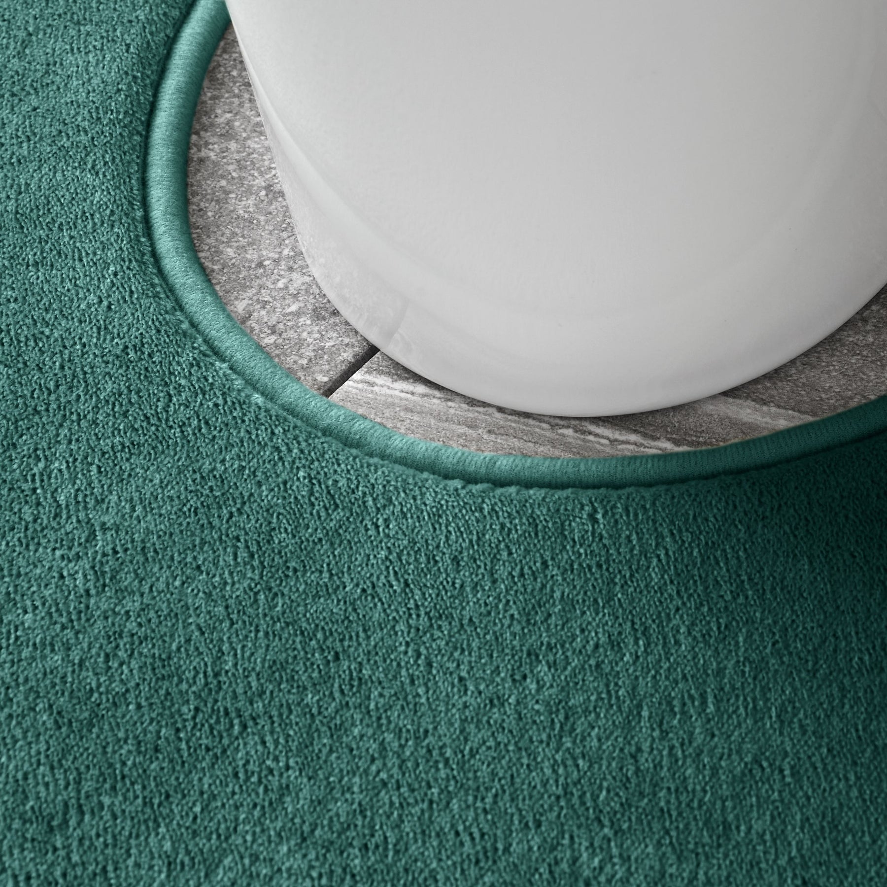 Catherine Lansfield Anti Bacterial Memory Foam Bath Mat and Pedestal Mat Forest Green