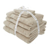 Catherine Lansfield Anti Bacterial Six Towel Bale Towels Natural