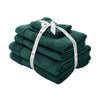 Catherine Lansfield Anti Bacterial Six Towel Bale Towels Forest Green