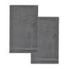 Catherine Lansfield Anti Bacterial Two Bath Sheet Towels Charcoal