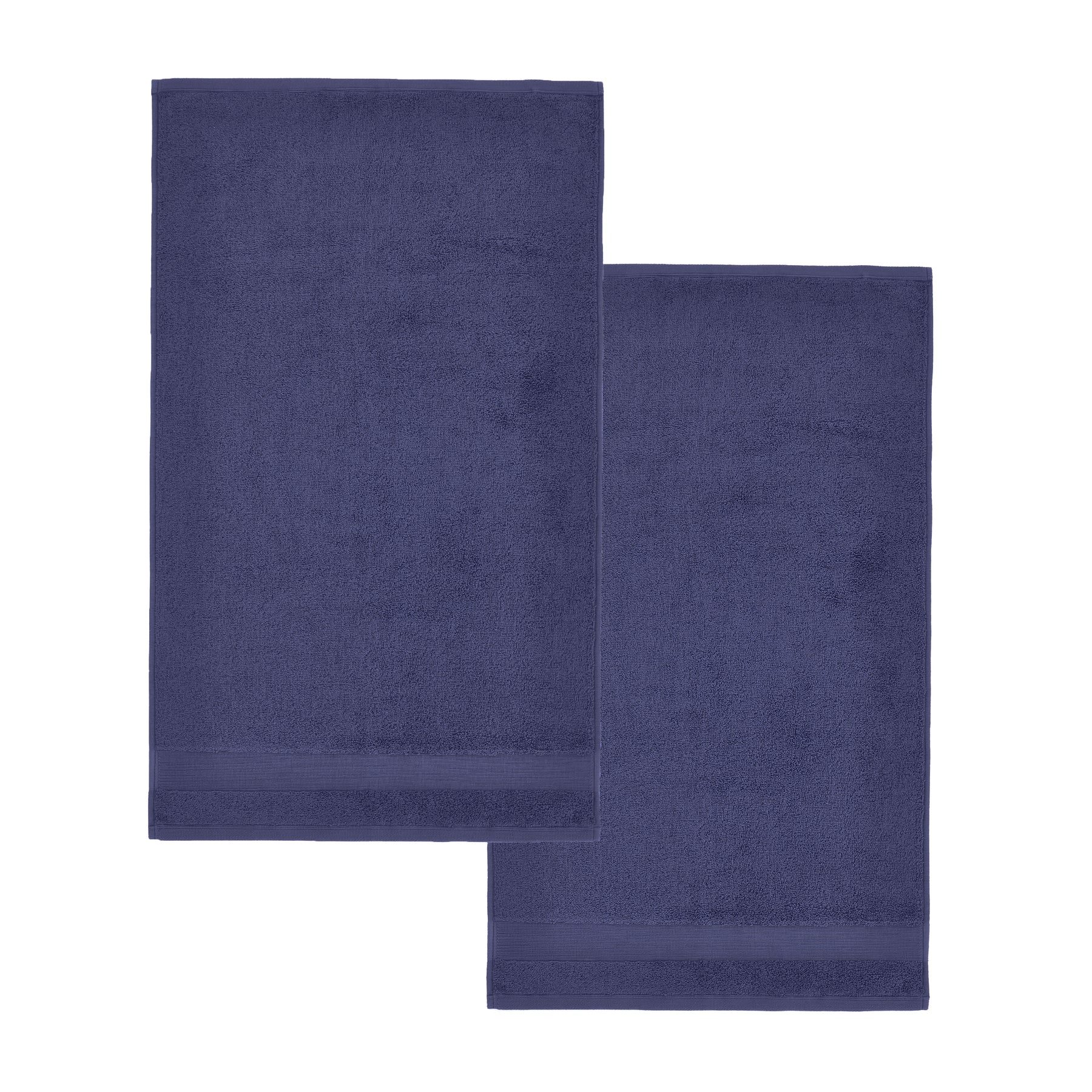 Catherine Lansfield Anti Bacterial Two Bath Sheet Towels Navy