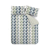 Catherine Lansfield Bryson Duvet Cover Bedding Set Blue