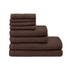 Catherine Lansfield Quick Dry Bale of Eight Towels Chocolate