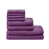 Catherine Lansfield Quick Dry Bale of Eight Towels Plum
