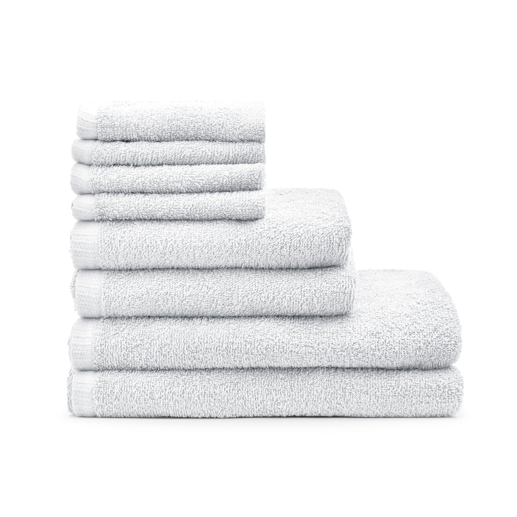 Catherine Lansfield Quick Dry Bale of Eight Towels White