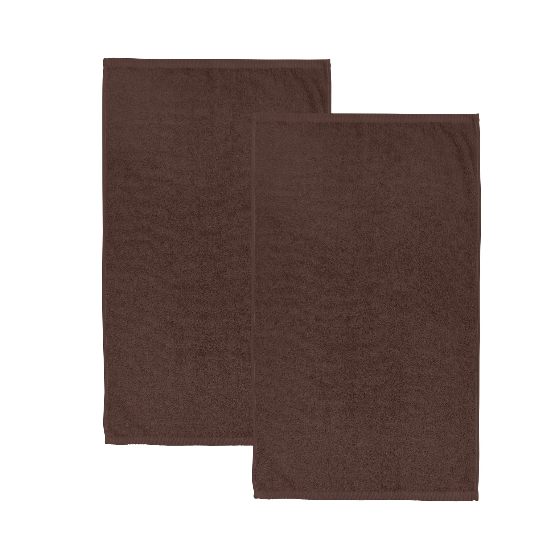 Catherine Lansfield Quick Dry Two Bath Sheet Towels Chocolate
