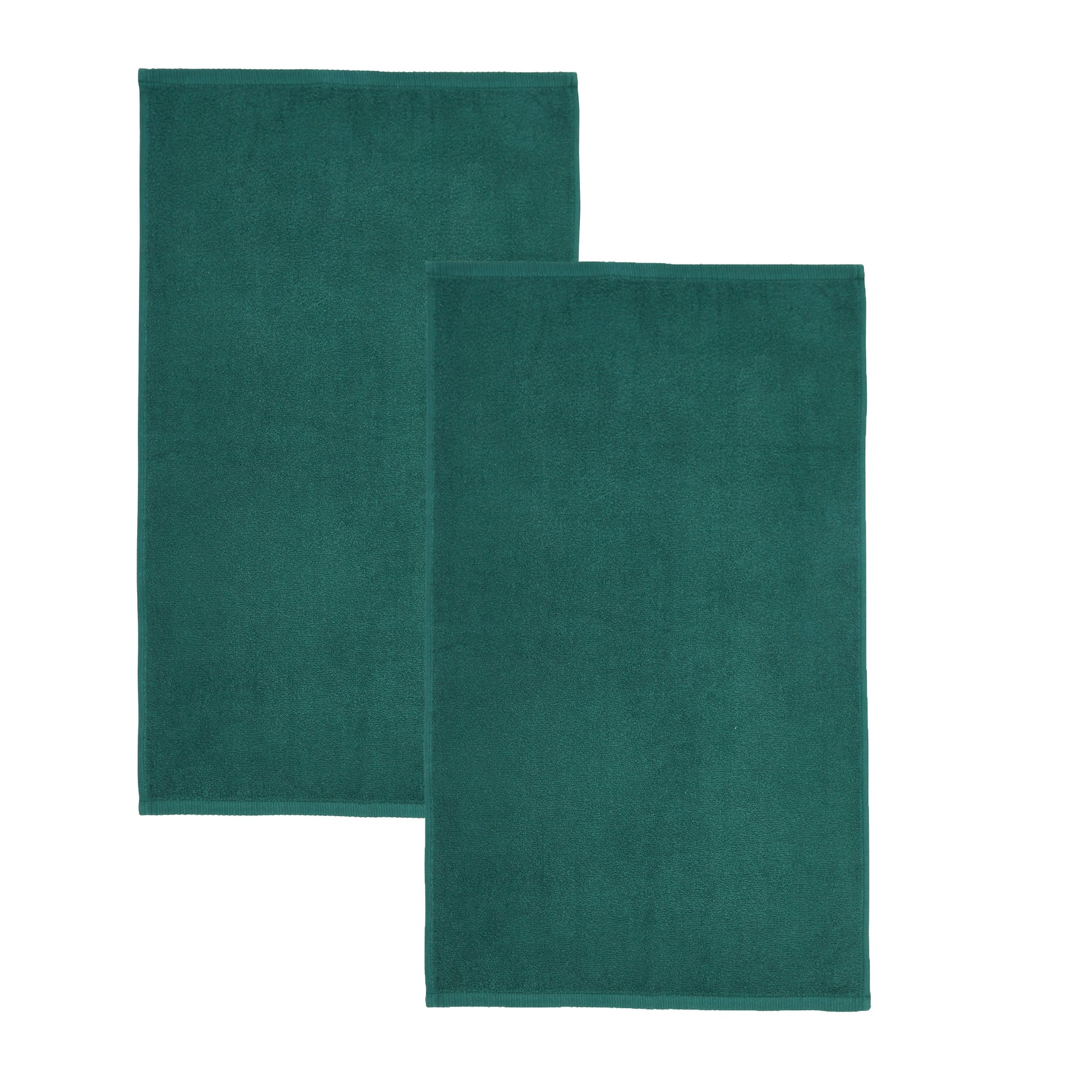 Catherine Lansfield Quick Dry Two Bath Sheet Towels Forest Green