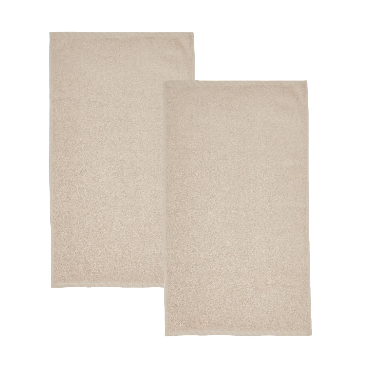 Catherine Lansfield Quick Dry Two Bath Sheet Towels Natural