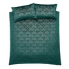 Catherine Lansfield Art Deco Pearl Duvet Cover Bedding Set Teal