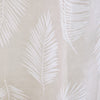 Catherine Lansfield Palm Leaf Ready Made Single Voile Curtain Natural